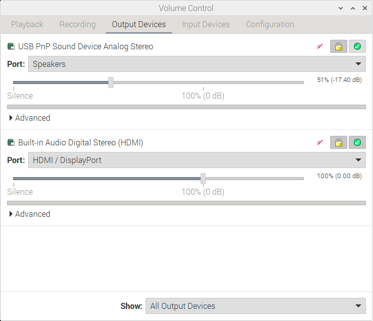 Transmit Audio Window